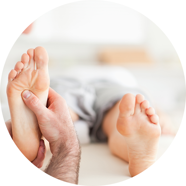 reflexology massage technique